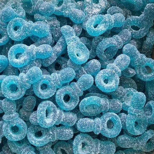 Tétines bleues (100g) stock bas plus que 400g