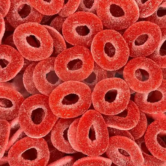 Anneaux fraise DULCEPLUS (100g)